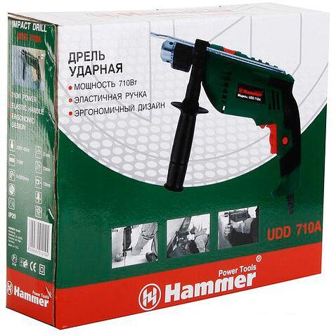 Ударная дрель Hammer UDD710A