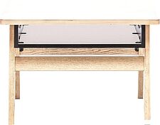 Приставной столик Мебель Импэкс Leset Сканди (дуб/венге)