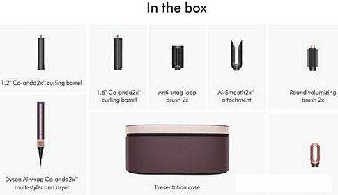 Фен-стайлер Dyson Airwrap Co-anda2x HS09 (евровилка, яшмовая слива)