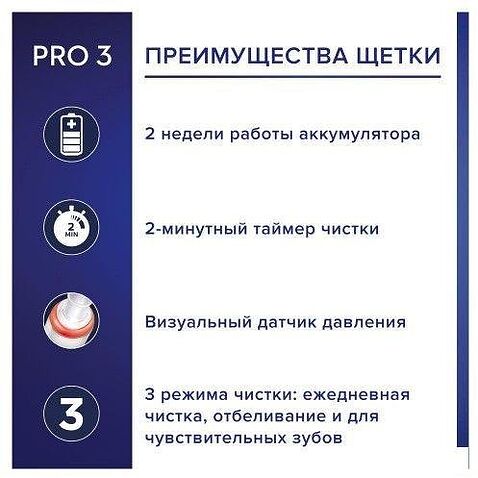 Электрическая зубная щетка Oral-B PRO Series 3 3500 D505.513.3X (черный)