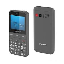 Кнопочный телефон Maxvi B231 (серый) Кнопочный телефон Maxvi B231 (серый)