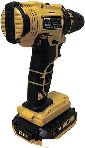 Дрель-шуруповерт Edon AD-18E (с 2-мя АКБ, кейс, набор оснастки)