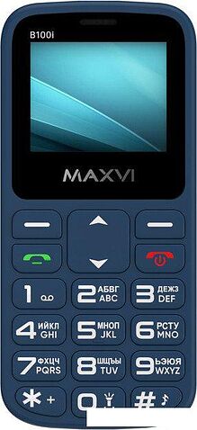 Телефон Maxvi B100i (синий)
