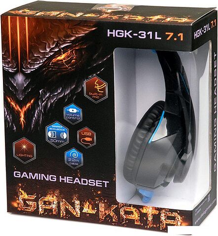 Наушники Dialog Gan-Kata HGK-31L 7.1 (синий)