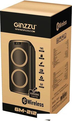 Колонка для вечеринок Ginzzu GM-212