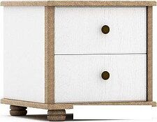 Тумба КМК Мебель 2Я Сальма 0990.15 (белый/дуб полярный/лофт сильвер пэлас)