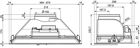 Кухонная вытяжка Elikor Breeze 52Н-450-П3Д (нержавеющая сталь)