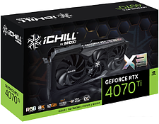 Видеокарта Inno3D GeForce RTX 4070 Ti iChill X3 C407T3-126XX-186148H Видеокарта Inno3D GeForce RTX 4070 Ti iChill X3 C407T3-126XX-186148H
