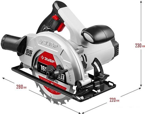 Дисковая (циркулярная) пила Зубр ПД-55