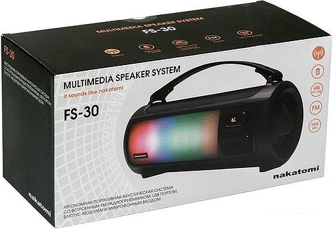 Беспроводная колонка Nakatomi FS-30 (черный)