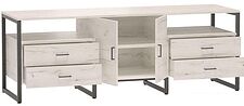 Тумба Millwood Neo Loft TVS-5 Л (дуб белый Craft-металл черный)