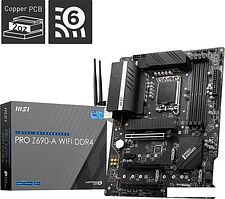 Материнская плата MSI PRO Z690-A WiFi DDR4 Материнская плата MSI PRO Z690-A WiFi DDR4