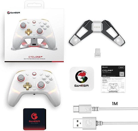 Геймпад GameSir Cyclone 2 Bundle Edition (белый)