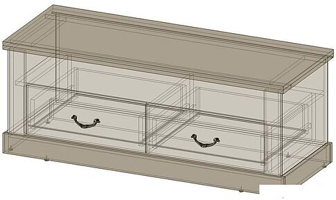 Тумба Интерлиния ТР-Т120 (вудлайн кремовый-дуб венге)