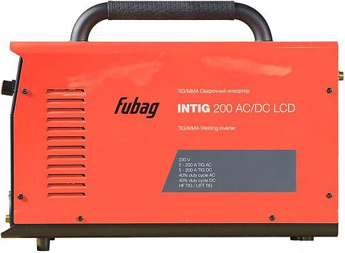 Сварочный инвертор Fubag INTIG 200 AC/DC Pulse LCD 31592.1