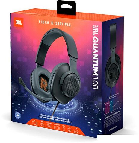 Наушники JBL Quantum 100 (черный)