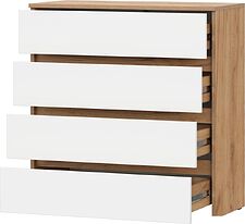 Комод Mio Tesoro Некст 1 4 ящика (дуб золотой/белый)