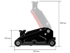 Подкатной домкрат Startul Auto ST8014-07 2.5т