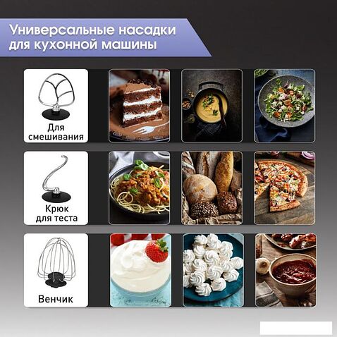 Кухонная машина Zigmund & Shtain De Luxe ZKM-895