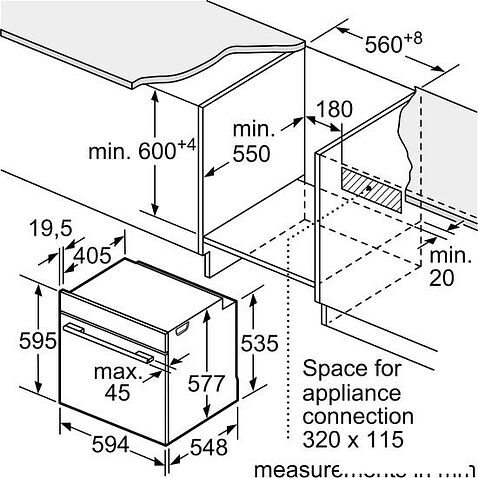Электрический духовой шкаф Bosch Serie 8 HBG7341W1