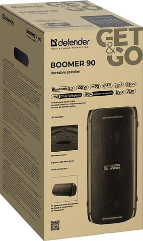 Беспроводная колонка Defender Boomer 90