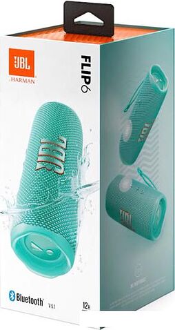 Беспроводная колонка JBL Flip 6 (бирюзовый)
