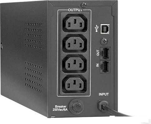 Источник бесперебойного питания ExeGate Power Smart ULB-600.LCD.AVR.C13.RJ.USB