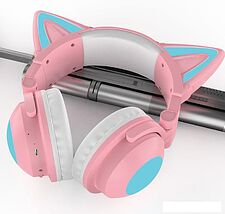Наушники QUMO Party Cat Mini (розовый) Наушники QUMO Party Cat Mini (розовый)