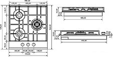 Варочная панель KUPPERSBERG FQ 42 B
