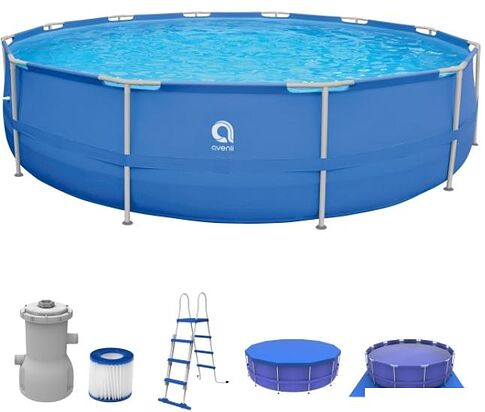Каркасный бассейн Avenli с фильтр-насосом 17802 450x122
