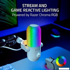 Проводной микрофон Razer Seiren V3 Chroma Mercury White