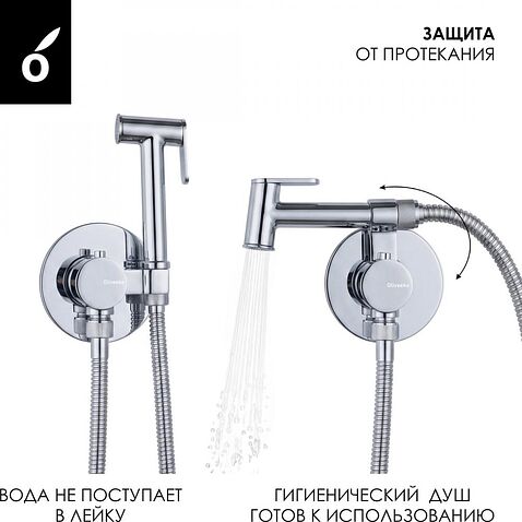 Гигиенический душ Oliveeka OL-829909-CR (хром)