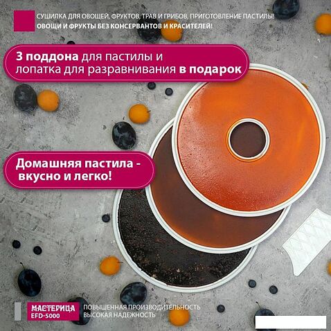 Сушилка для овощей и фруктов Мастерица EFD-5000