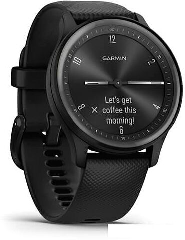 Умные часы Garmin Vivomove Sport (черный/черный сланцевый)