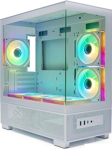 Корпус XASTRA Q500M 6ARGB-C10-UC (белый)