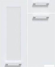 Готовая кухня Интерлиния Мила Gloss 2.55-ПМ3 (белый/белый/серый каспий) Готовая кухня Интерлиния Мила Gloss 2.55-ПМ3 (белый/белый/серый каспий)
