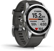 Умные часы Garmin Fenix 7S 42 мм (серебристый/графитовый) Умные часы Garmin Fenix 7S 42 мм (серебристый/графитовый)
