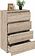 Комод Кортекс-мебель Бари 80 4ш (дуб сонома/дуб сонома/дуб сонома)