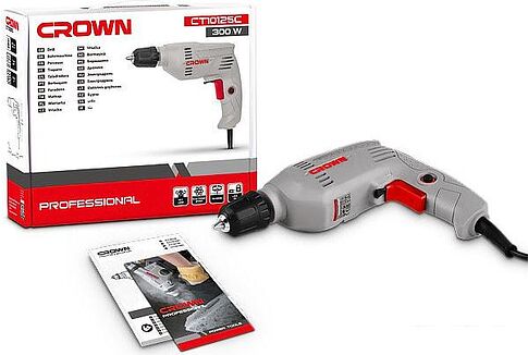 Безударная дрель Crown CT10125C