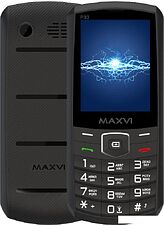Телефон Maxvi P33 (черный)
