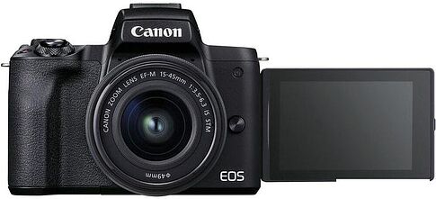 Беззеркальный фотоаппарат Canon EOS M50 Mark II Kit EF-M 15-45mm f/3.5-6.3 IS STM (черный)