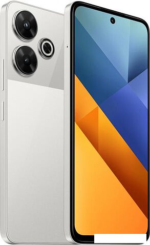 Смартфон POCO M6 8GB/256GB с NFC международная версия (серебристый)