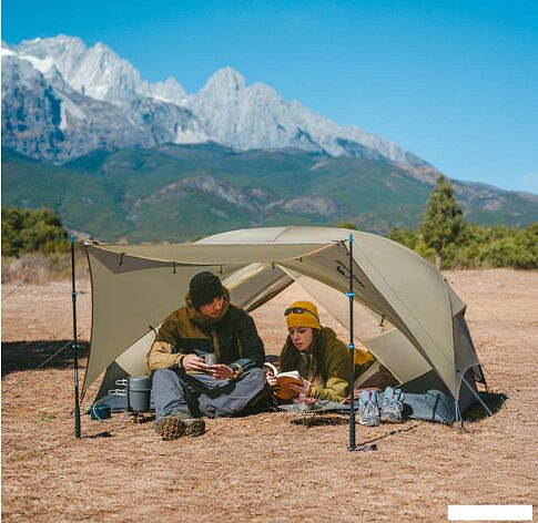Треккинговая палатка Naturehike Mongar UL CNK2550WS016-MRS2 (песочный)