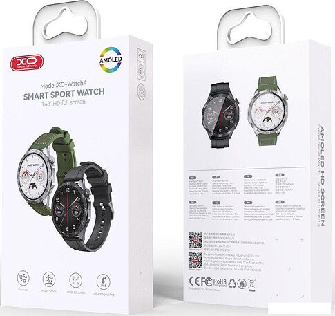 Умные часы XO Watch 4 (черный)