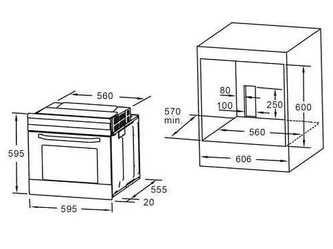Электрический духовой шкаф Akpo PEA 7009 MED04 IX