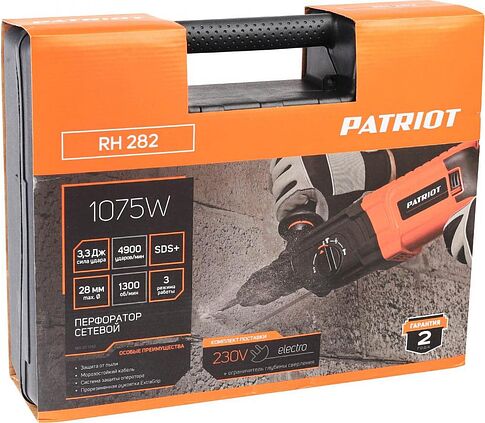 Перфоратор Patriot RH 282 140301282 (кейс)