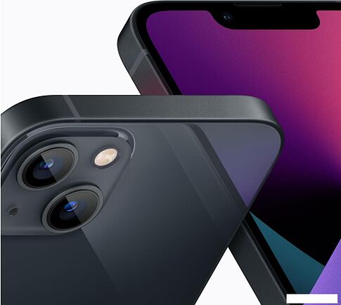 Смартфон Apple iPhone 13 256GB Восстановленный by Breezy, грейд B (темная ночь)