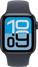 Умные часы Apple Watch SE 3 40 мм (алюминиевый корпус, полуночный/полуночный, спортивный силиконовый ремешок S/M)