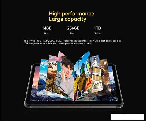 Планшет Oukitel RT5 (черный)