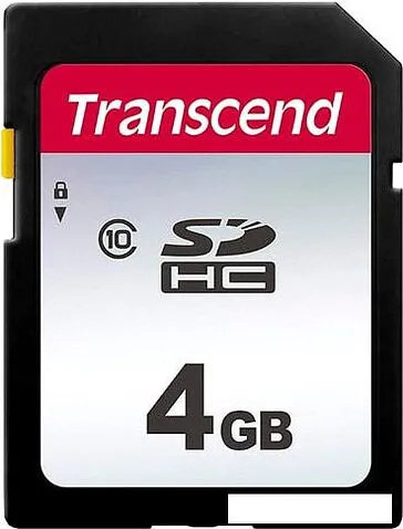 Карта памяти Transcend SDHC 300S 4GB